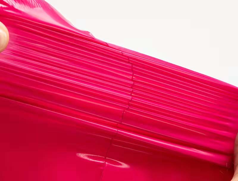 船山玫红色快递袋-05